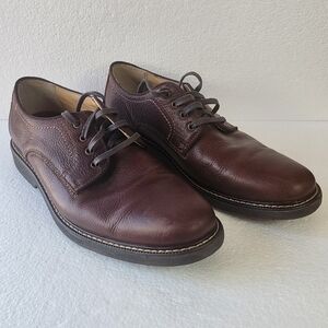 J.MURPHY by Johnston & Murphy Brown Leather Derby Dress Shoes - Classic Lace-Up